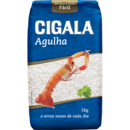 Reis Cigala Arroz Agulha 1Kg (Blau)