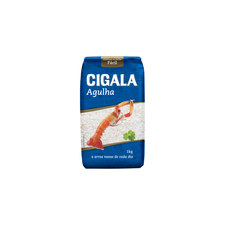 Reis Cigala Arroz Agulha 1Kg (Blau)