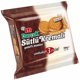 Eti Burcak Sutlu Kremali 4stk 400gr