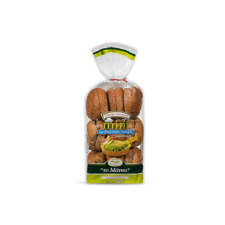 To Manna Mini Barley Rolls Runde Dakos Paksimadi 400gr