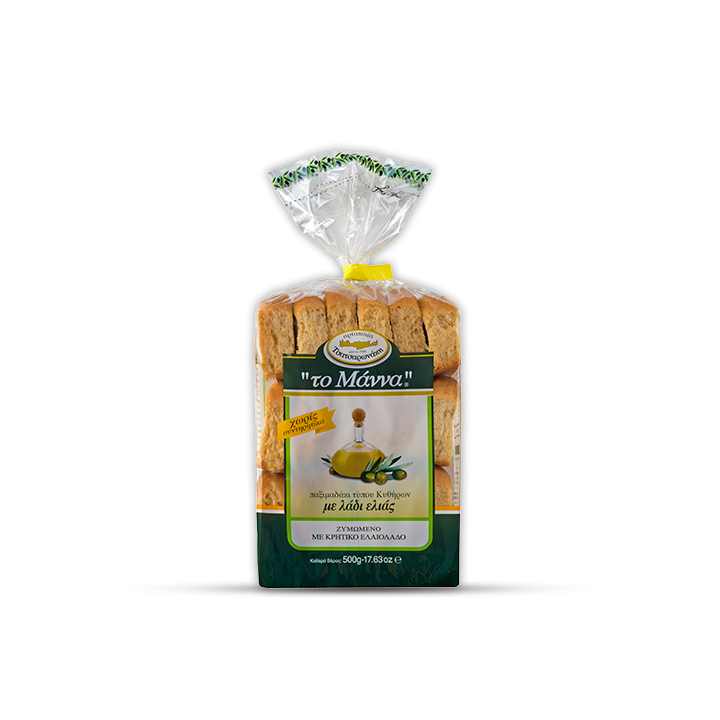 To Manna Barley mit Olivenöl Paksimadi 400gr 