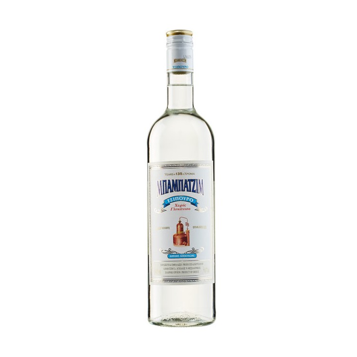 Babatzim Tsipouro ohne Anis 40% Alc, 70cl