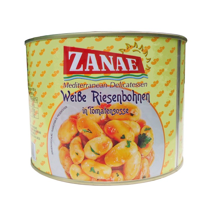 Zanae Gigantes Bohnen mit Tomatensauce 2Kg