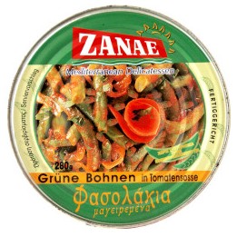 Zanae Fasolakia grüne Bohnen in Tomatensauce 280 gr