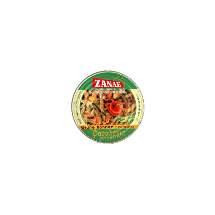 Zanae Fasolakia grüne Bohnen in Tomatensauce 280 gr
