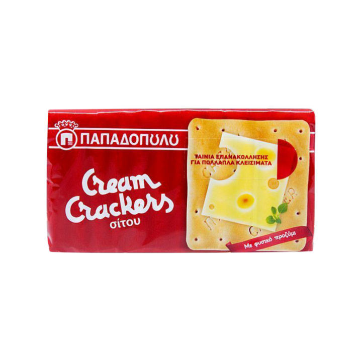 Papadopoulos Cream Crackers 140gr 