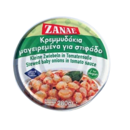 Zanae Stifado kleine Zwiebeln in Tomatensauce 280gr