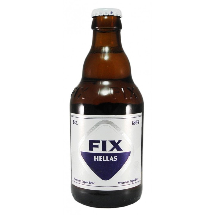 Fix Hellas Bier 33cl - Alk: 5.0% Vol. (Glas)