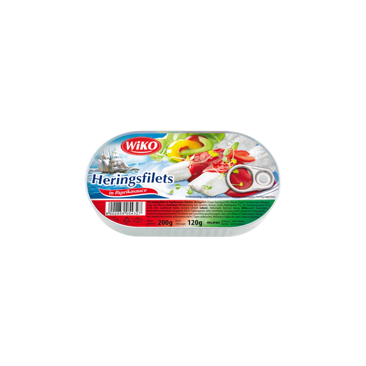 Heringsfilets in Paprikasauce 200gr