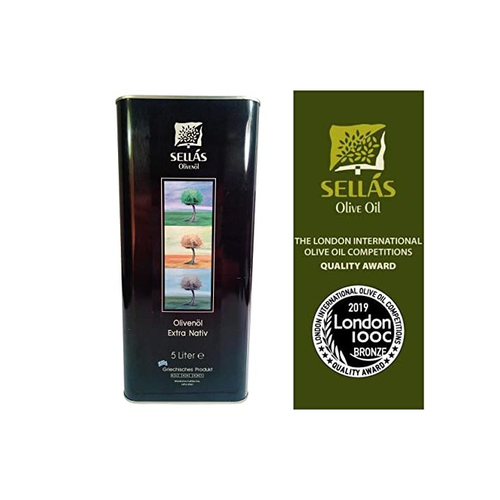 Sellas Olivenöl Extra Virgin 5Lt. Bidon