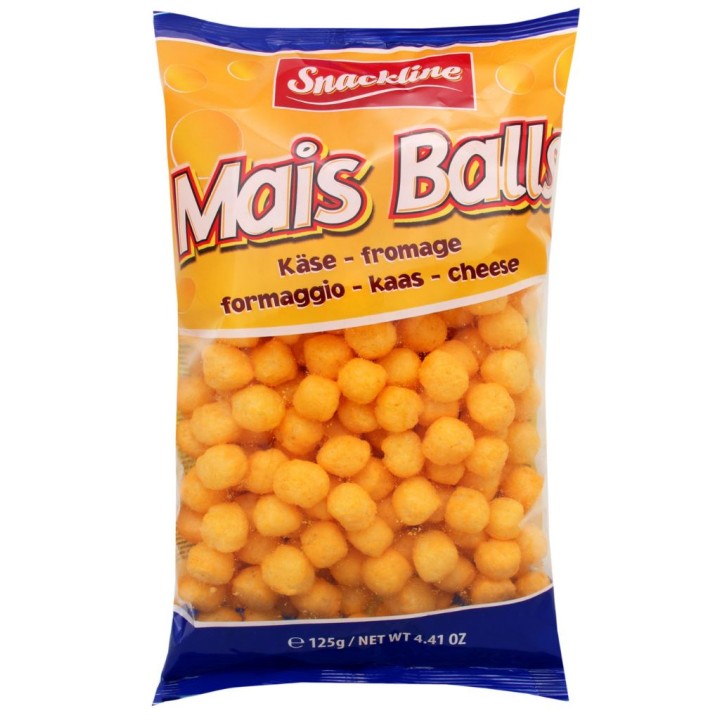 Snackline - Mais Balls Käse Maissnack gesalzen 125g