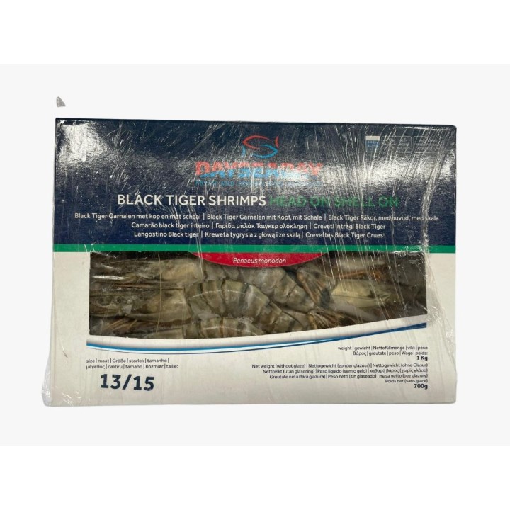 DaySeaDay, Crevetten 13/15 Black Tiger HOSO ganz 1Kg