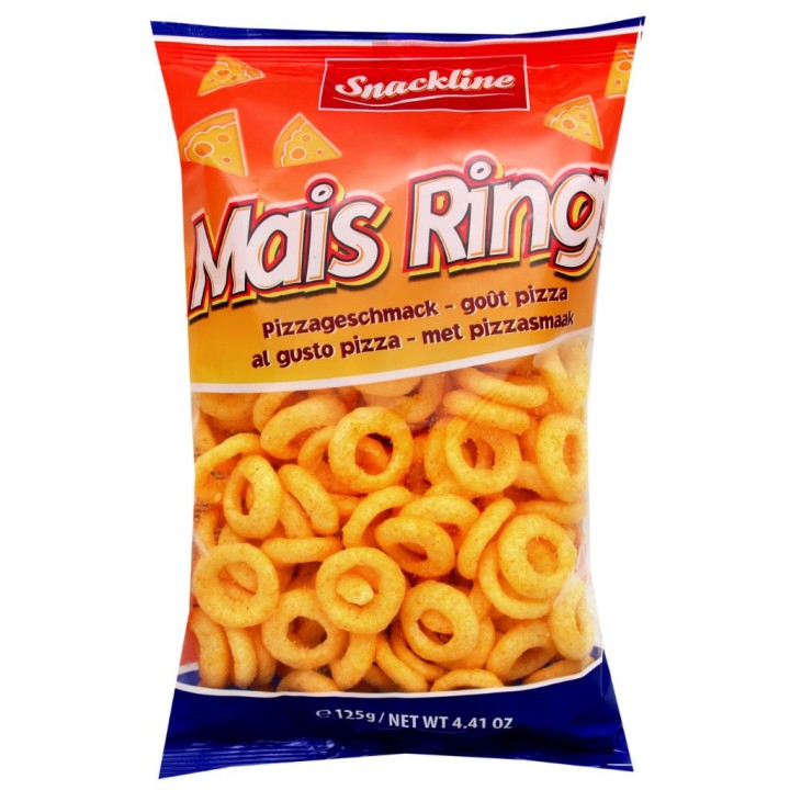 Snackline - Mais Rings Pizza 125gr