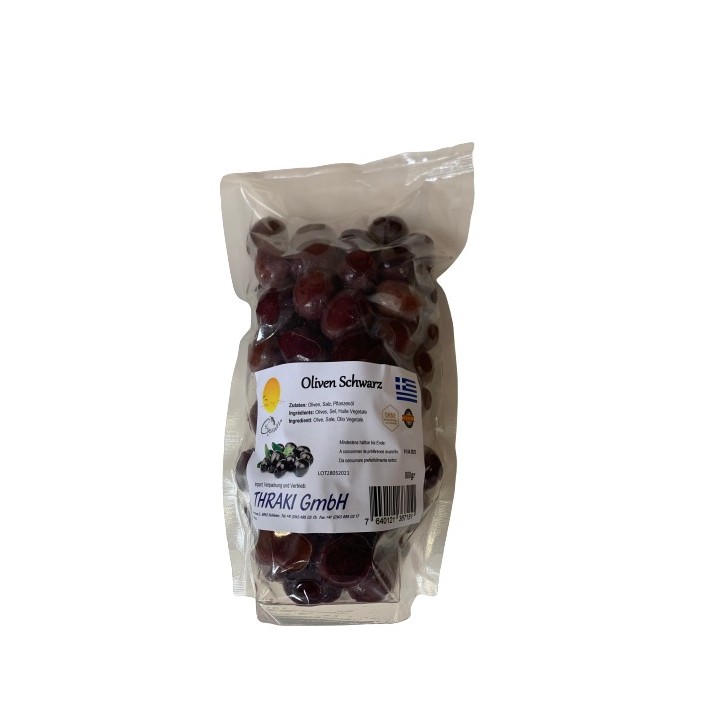 Thraki Oliven Schwarz 800gr 