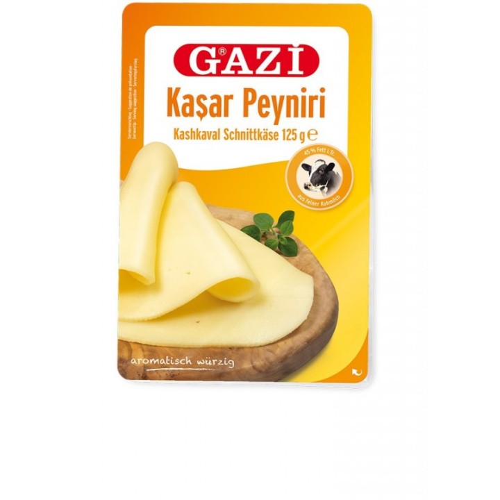 Gazi Kashkaval 45% Aufschnitt 150gr 
