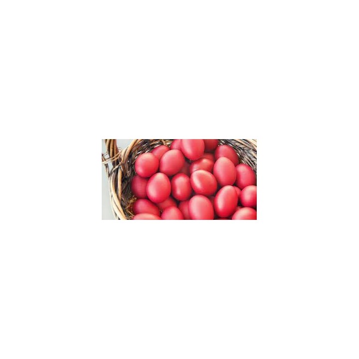 EIER gefärbt - rote Eier