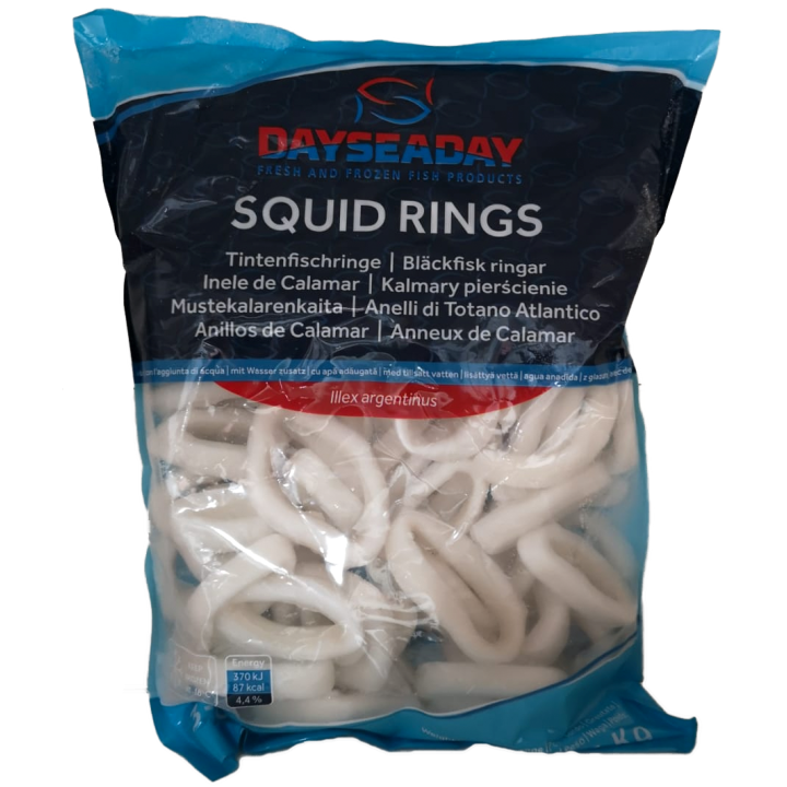 DaySeaDay, Calamare Squid Ringe natur 1Kg