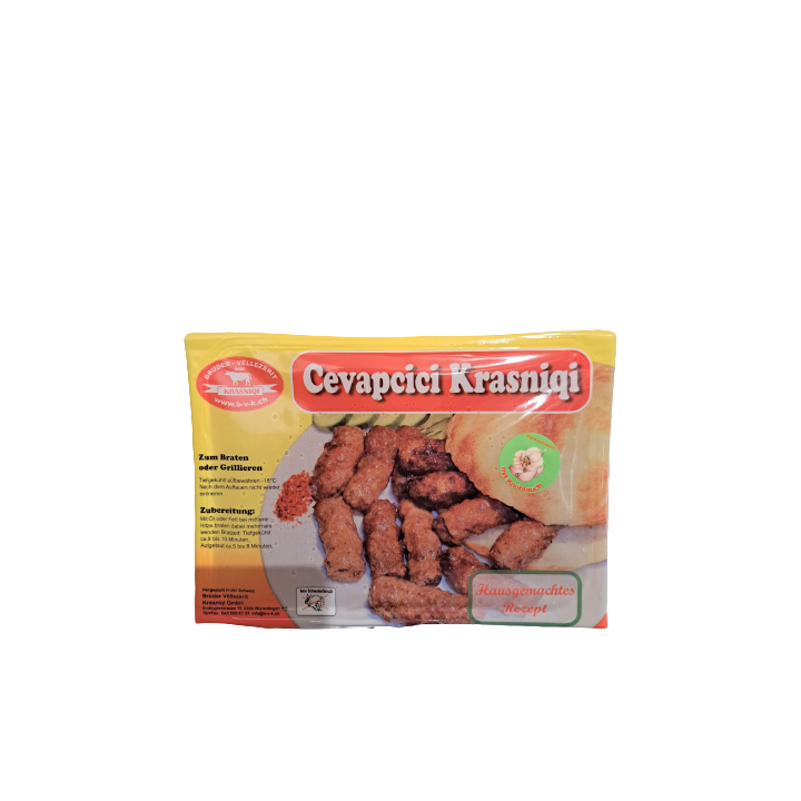 Krasniqi Cevapcici Knoblauch 800gr (Plastikschale) 