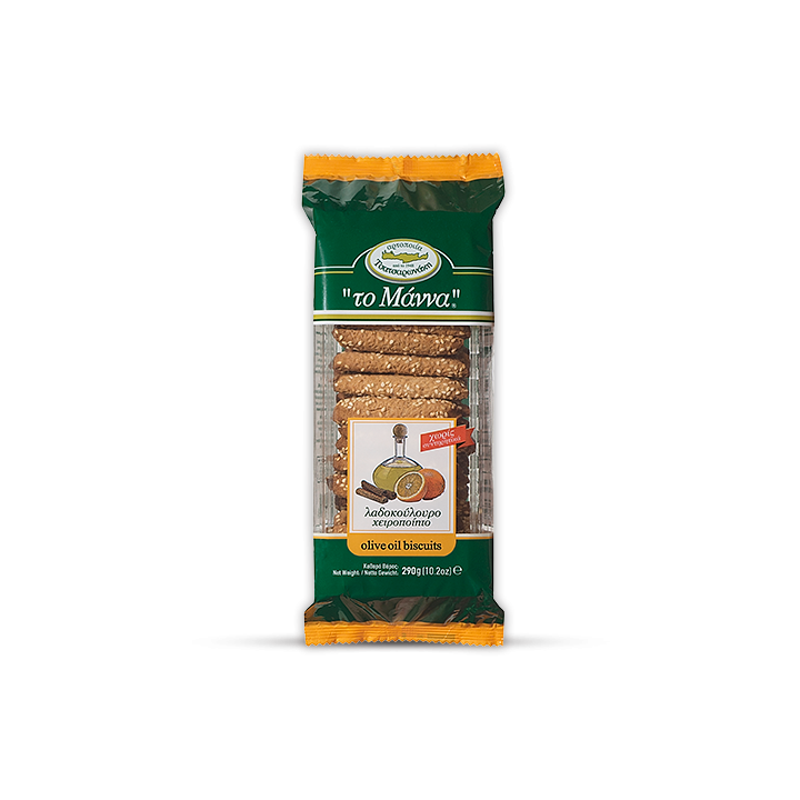 To Manna Olivenöl Biscuits mit Orangen/Zimt 290g