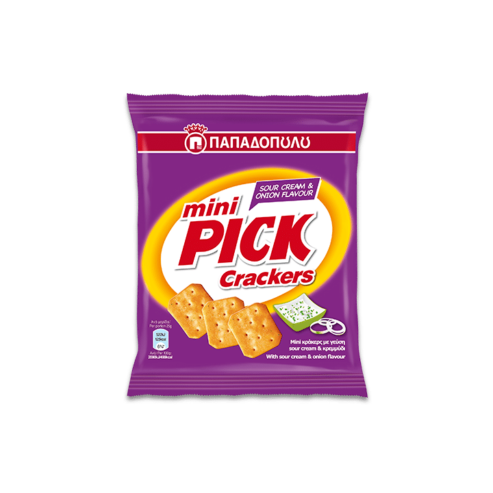 Papadopoulos Mini Pick Sour Cream / Onion 45gr