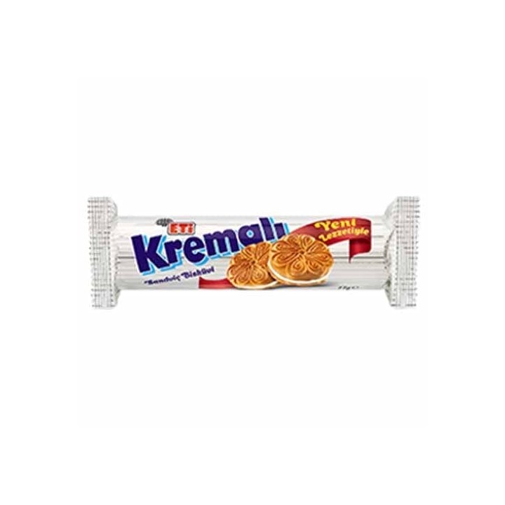 Eti Kremali Bisküvi 65g/77gr Rullo