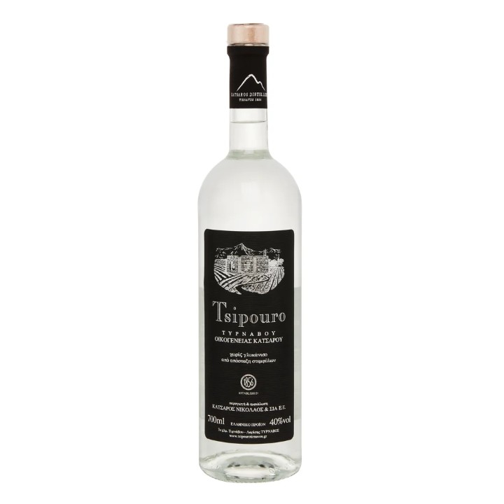 Katsaros, Tirnavou Tsipuro ohne Anis 70cl (40% Vol)