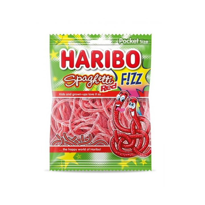 Haribo Helal Spaghetti RedFizz 28*70gr