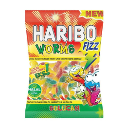 Haribo Helal Fizz  Worm 80gr