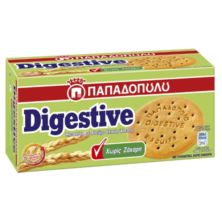 Papadopoulos Digestive Zuckerfrei 250gr