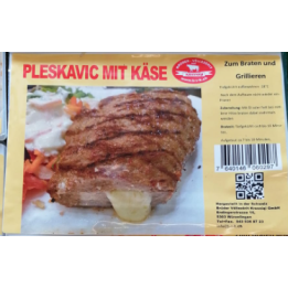 Krasniqi Pleskavica/Hamburger mit Käse 800gr 