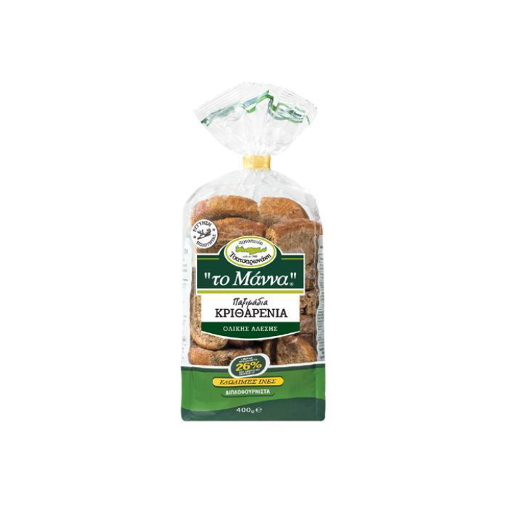 To Manna Barley Rusks Paksimadi 400gr ohne Salz