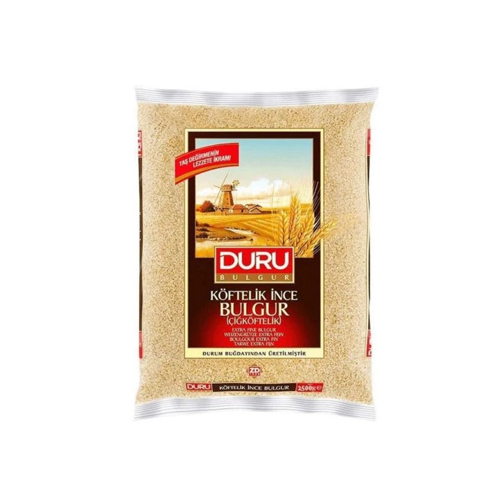 DURU Bulgur Köftelik Ince 2,5Kg