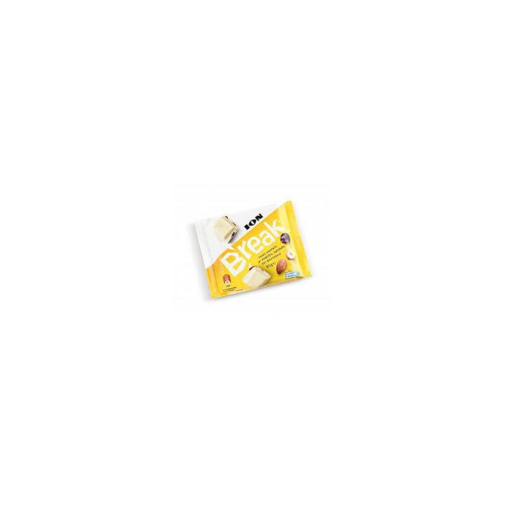 ION Break weisse Schokolade mit Rosinen, Nüsse 85gr 