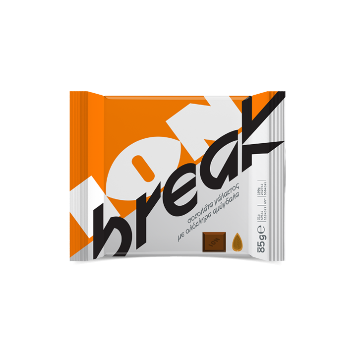 ION Break Milchschokolade mit Mandeln 85gr
