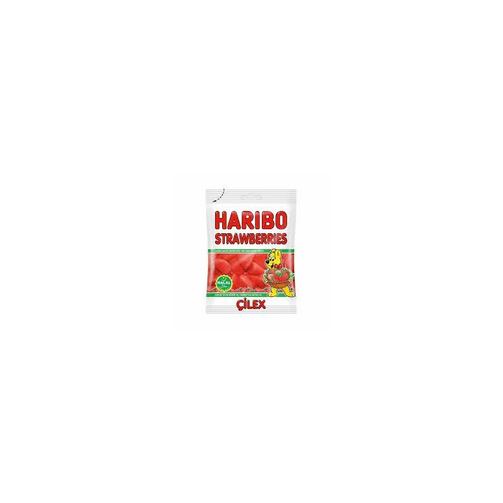 Haribo Helal Strawberry Cilek 24*100gr
