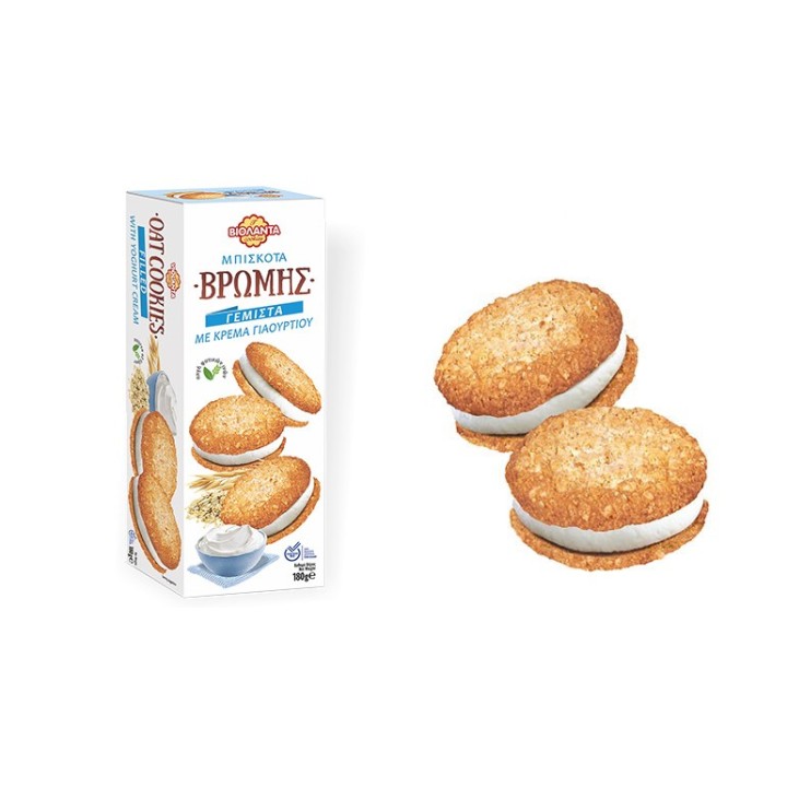 Violanta Hafer Cookies gefüllt mit Joghurt 180gr 