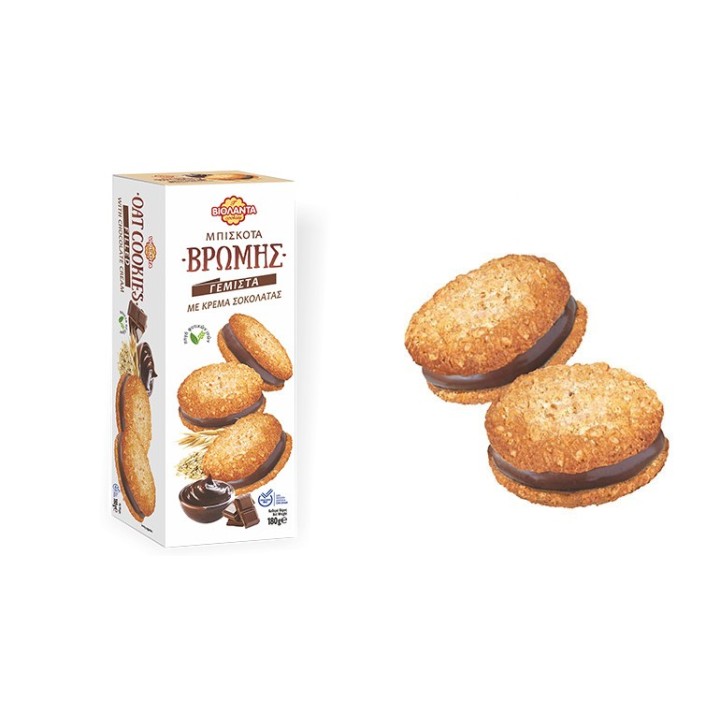Violanta Hafer Cookies mit Schokolade 180gr 