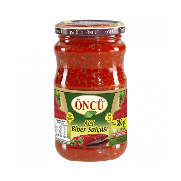 Öncü Biber Salcasi aci 370gr