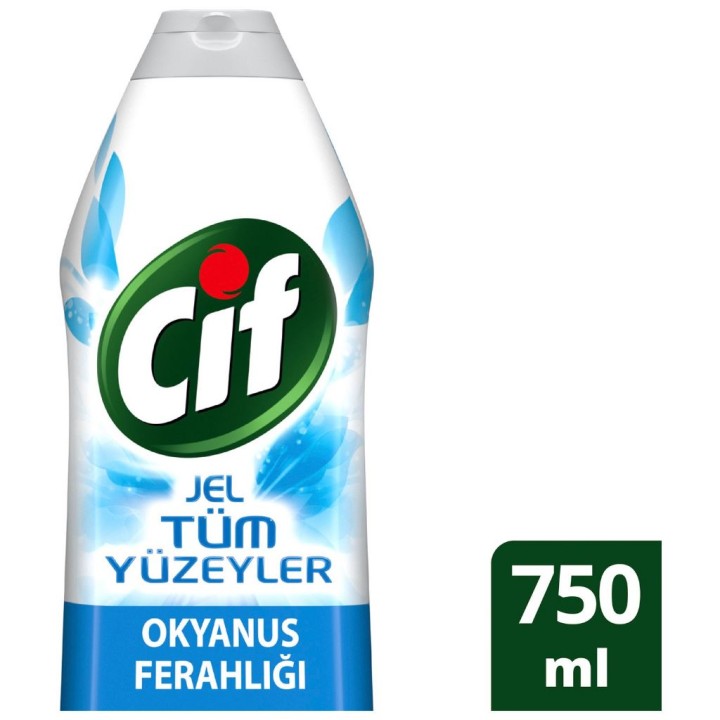 Cif Jel Tüm Yüzeyler Okyanus Ferahlığı 750ml