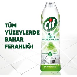 Cif Jel Tüm Yüzeyler Bahar Ferahligi Yesil 750ml