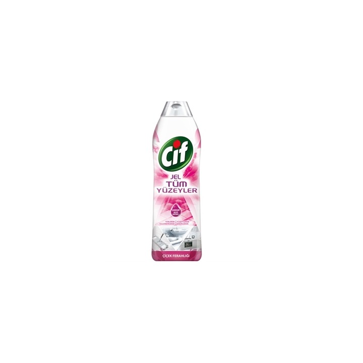 Cif Jel Tüm Yüzeyler Cicek Ferahlığı Pembe 750ml