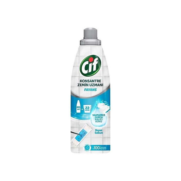 CIF Konsantre Zemin Uzmanı Fayans Beyaz Sabun 895ml
