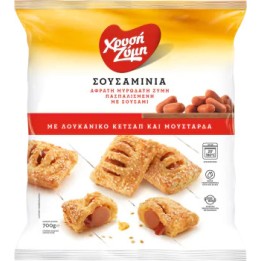 Xrisi Zimi Sesaminia mit Wurst, Ketchup und Senf 700gr - 100961