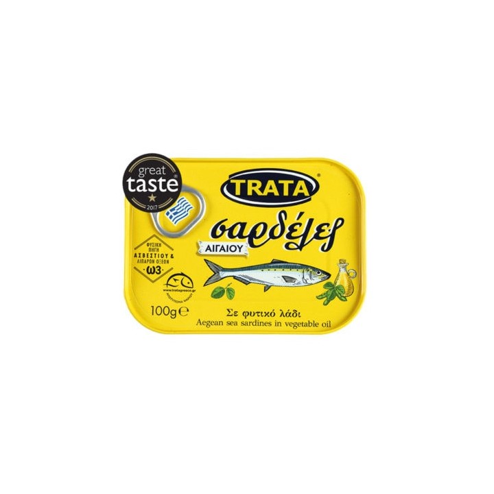 Trata Sardellen in pflanzliche Öl 100gr