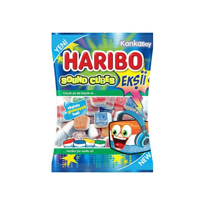 Haribo Helal Eksii Sound Cubes 70gr 