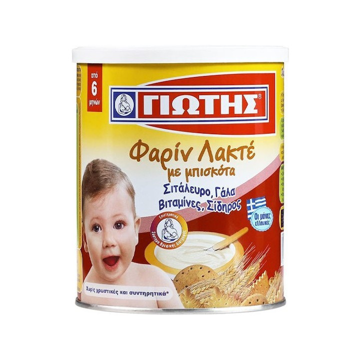 Giotis Farin Lactee - Babybrei mit Biscuit 300gr