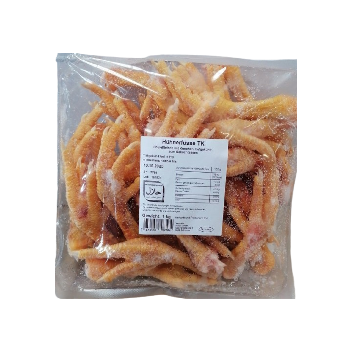 Hühnerfüsse HALAL 1Kg - 7777