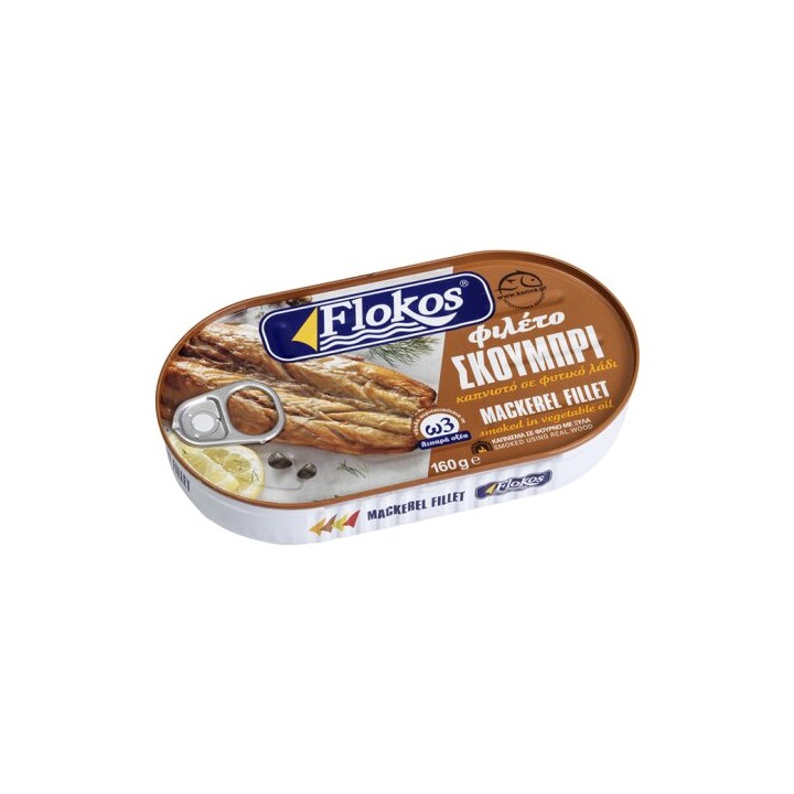 Flokos - Makrelenfilet geräuchert 150gr