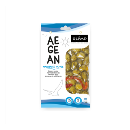 OLYMP Oliven grün mariniert, Ägäis 250gr