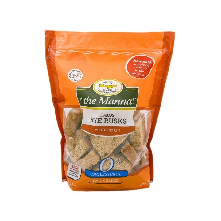 To Manna Dakos - Rye Rusks 280gr